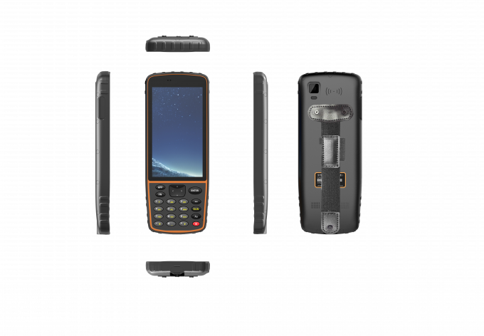 IP67 Android PDA mit 5 Zoll mit Berührungseingabe Bildschirm/CPU MSM8940/WiFi 4G/lang anhaltend 8000mAh Batterie/QC3.0 für Arbeit im Freien 0